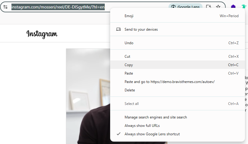 Copy URL
